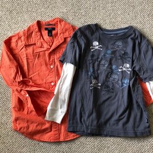 Gap Kids: 1 dress shirt and 1 long sleeved